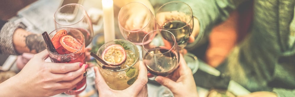 Pizza and Cocktails drinks