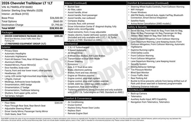 2026 Chevrolet Trailblazer LT - Photo 4