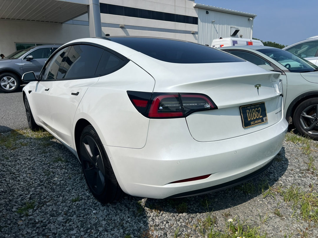 Used 2022 Tesla Model 3 Long Range with VIN 5YJ3E1EB7NF352399 for sale in Felton, DE