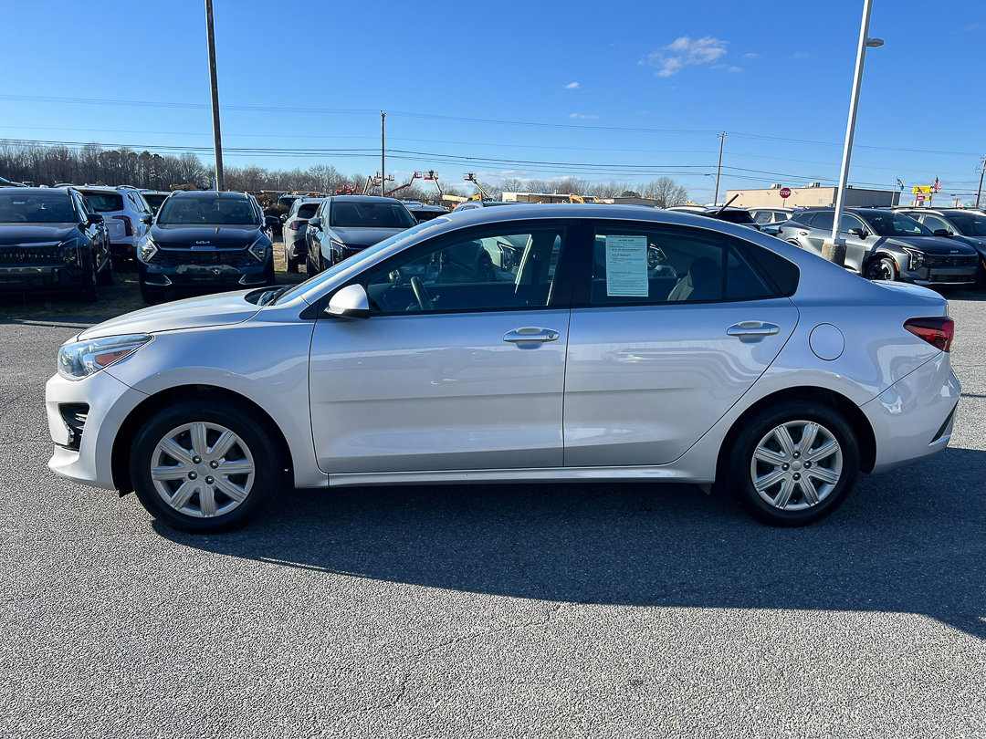 Used 2022 Kia Rio LX with VIN 3KPA24AD6NE481717 for sale in Felton, DE