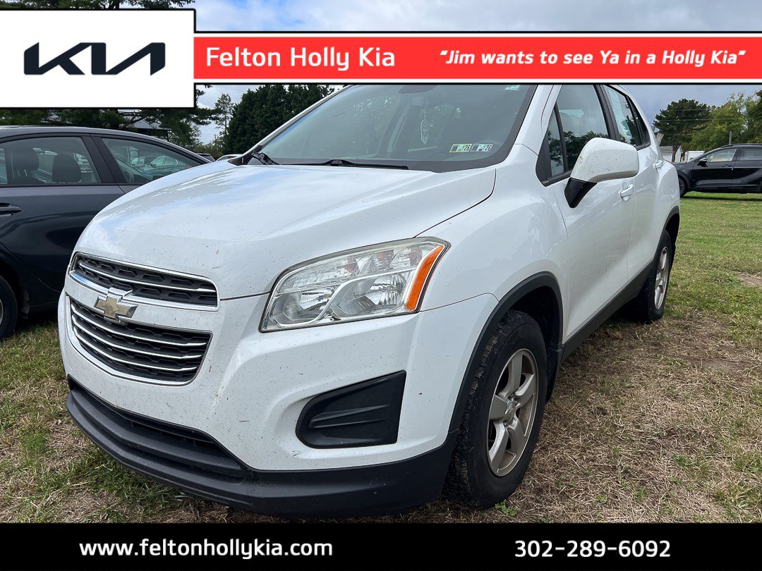 Used 2016 Chevrolet Trax LS with VIN 3GNCJNSB4GL268589 for sale in Felton, DE