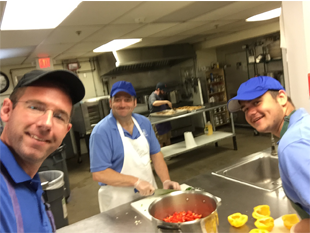Volunteering at the Keene Community Kitchen