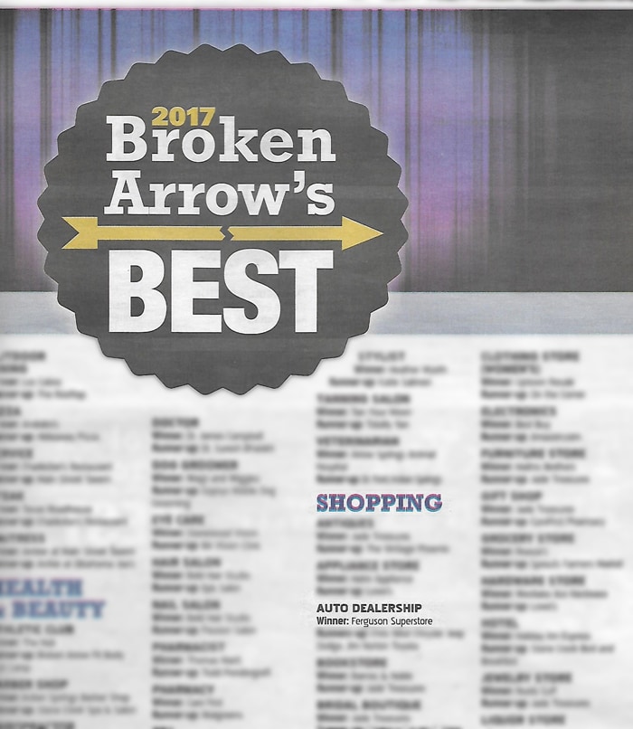 2017 Broken Arrow's Best