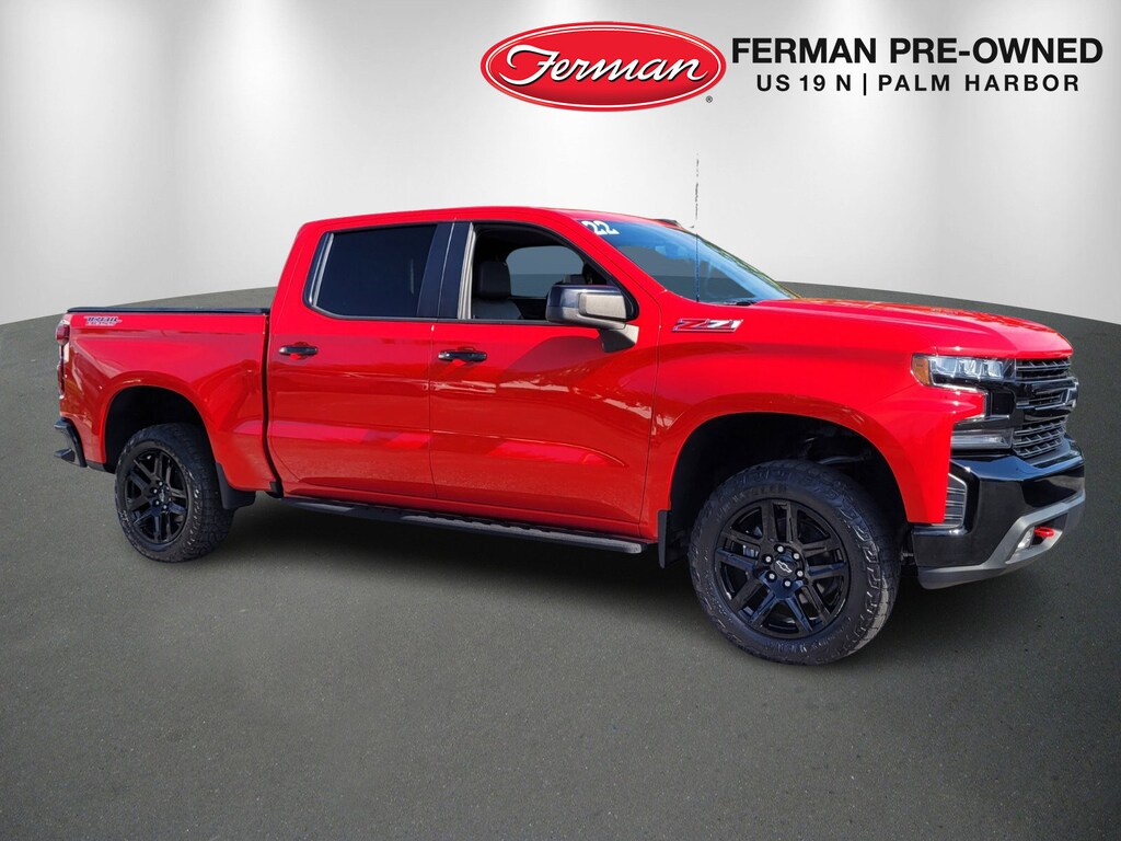 Used 2022 Chevrolet Silverado 1500 LTD LT Trail Boss Truck Crew Cab