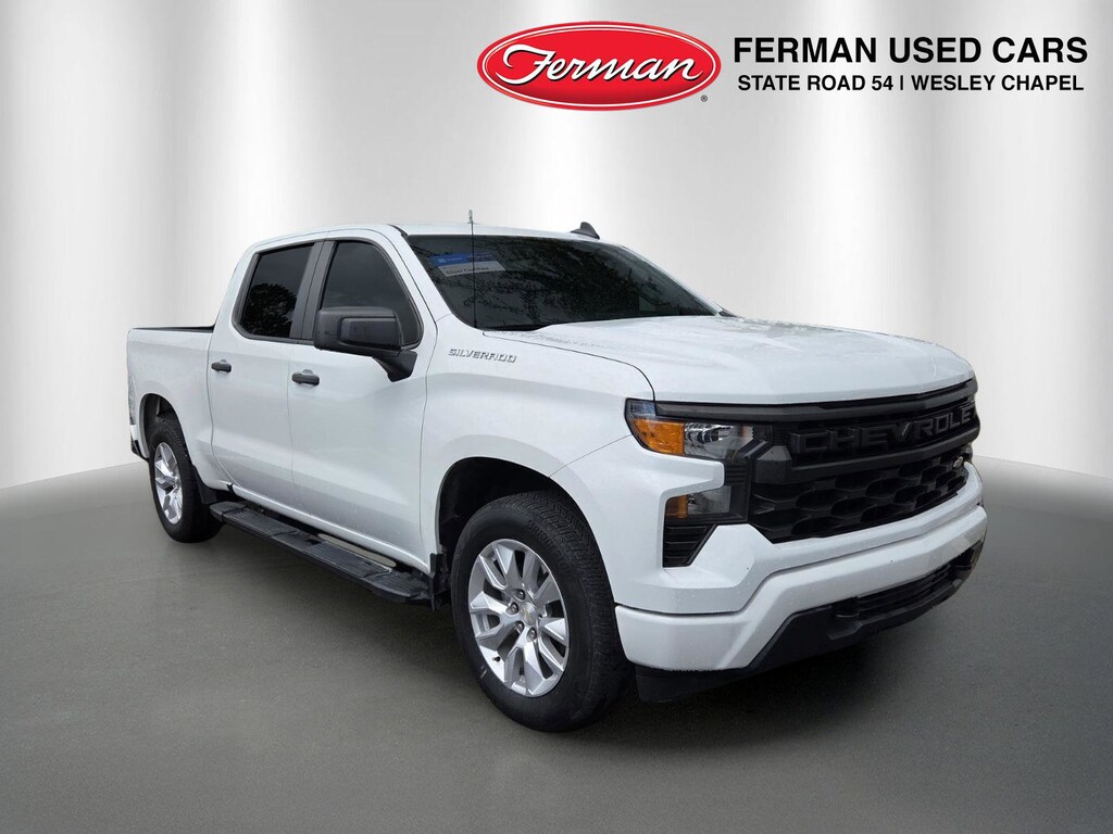 Certified 2023 Chevrolet Silverado 1500 Custom Truck Crew Cab