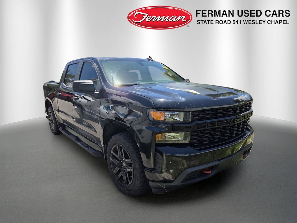 Certified 2021 Chevrolet Silverado 1500 Custom Truck Crew Cab