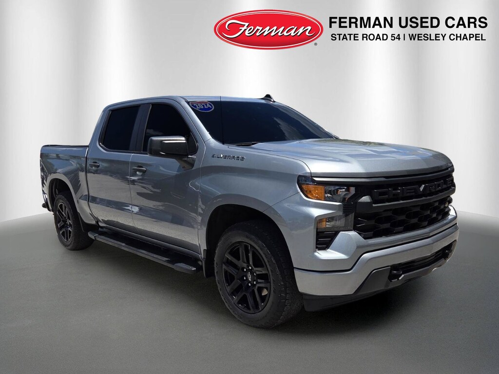 Certified 2024 Chevrolet Silverado 1500 Custom Truck Crew Cab