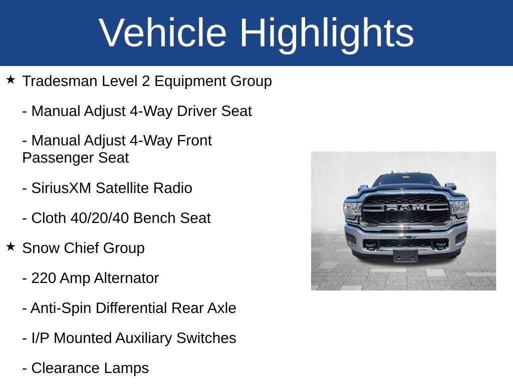 Used 2022 Ram 2500 Tradesman Truck Crew Cab