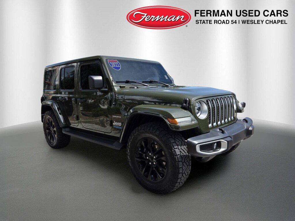 Certified 2022 Jeep Wrangler Unlimited 4xe Sahara SUV