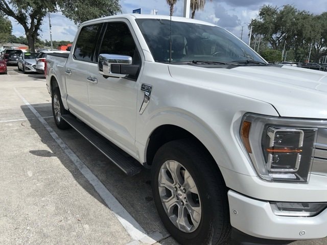 Used 2022 Ford F-150 Platinum with VIN 1FTFW1E54NFA05516 for sale in Tampa, FL