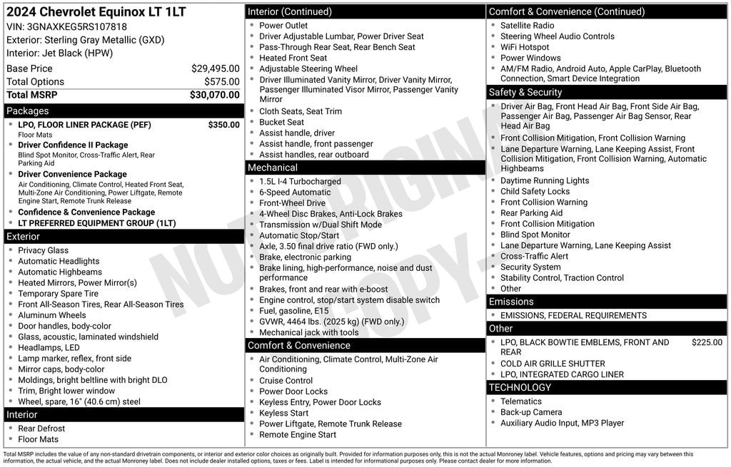 Used 2024 Chevrolet Equinox LT w/1LT SUV