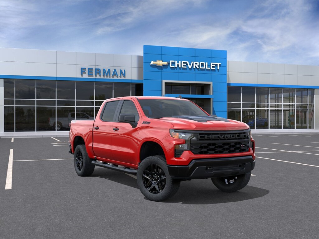 New 2026 Chevrolet Silverado 1500 Custom Trail Boss Truck Crew Cab