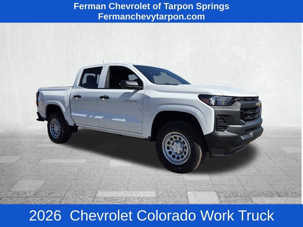 New 2026 Chevrolet Colorado WT Truck Crew Cab