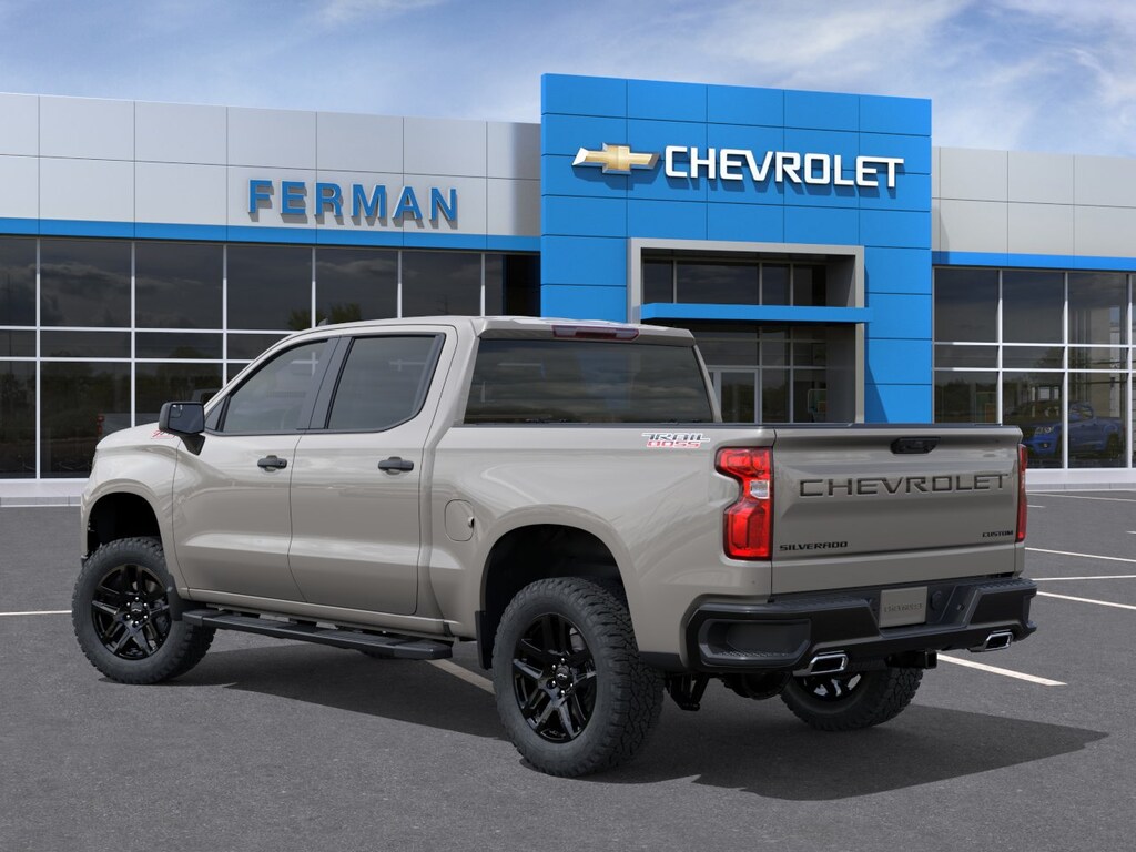 New 2026 Chevrolet Silverado 1500 Custom Trail Boss Truck Crew Cab