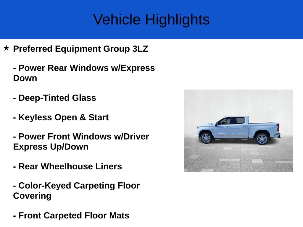 New 2026 Chevrolet Silverado 1500 High Country Truck Crew Cab