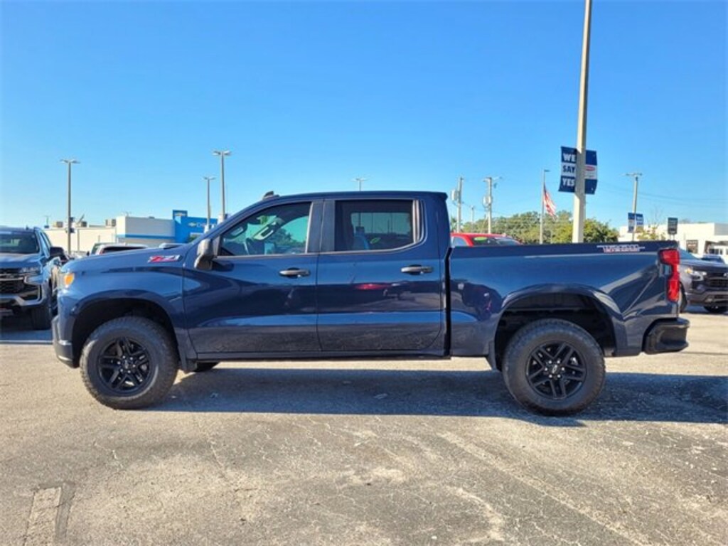Used 2021 Chevrolet Silverado 1500 Custom Trail Boss Truck Crew Cab