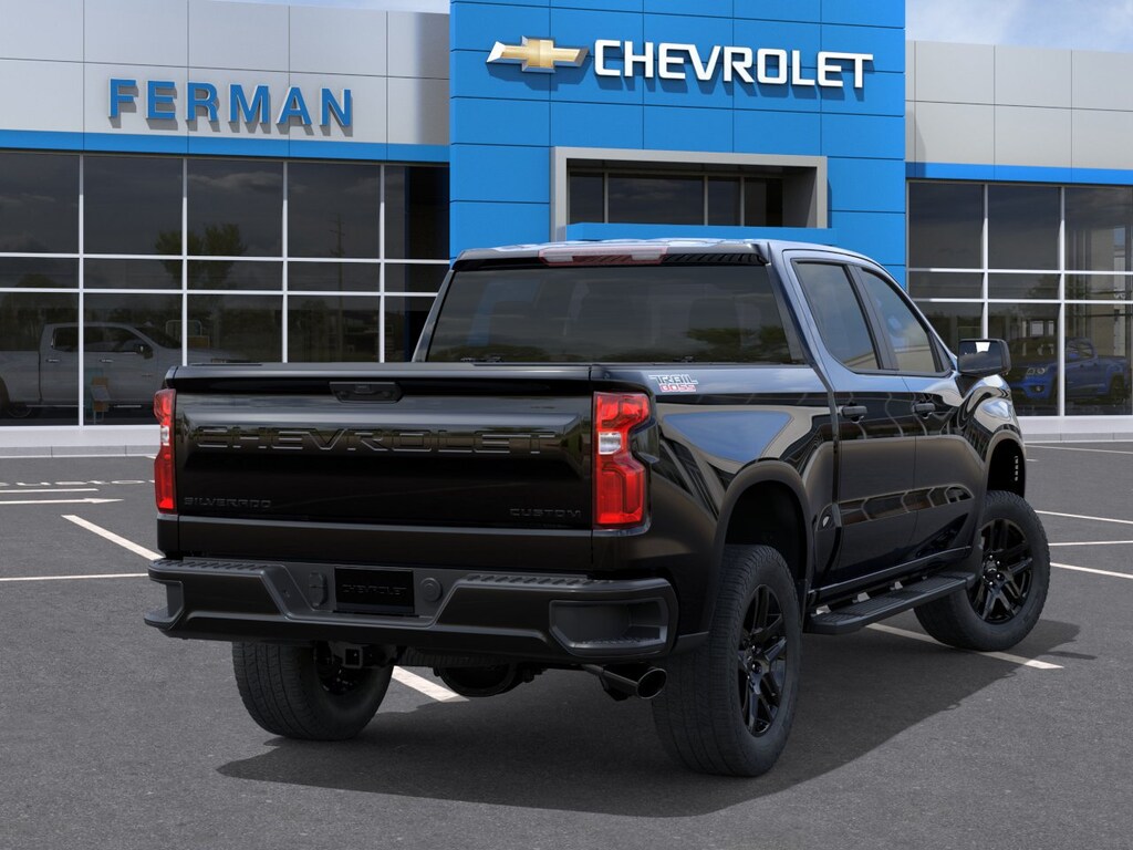 New 2026 Chevrolet Silverado 1500 Custom Trail Boss Truck Crew Cab