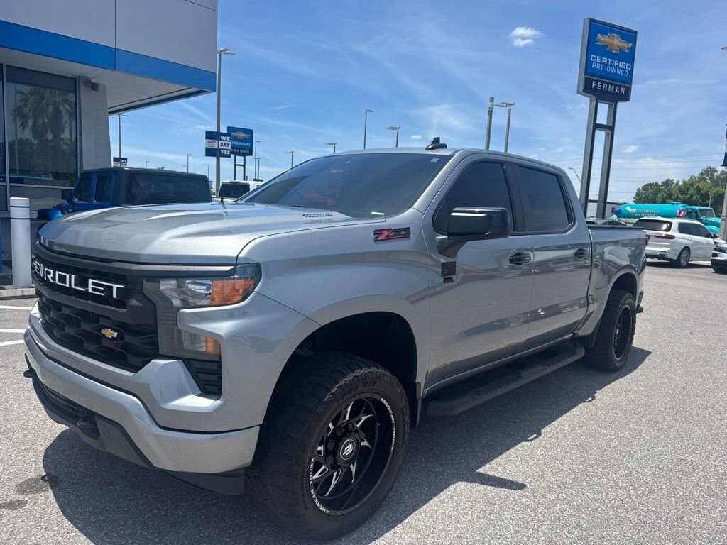 Used 2024 Chevrolet Silverado 1500 Custom Truck Crew Cab