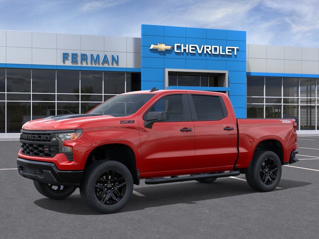 New 2026 Chevrolet Silverado 1500 Custom Trail Boss Truck Crew Cab