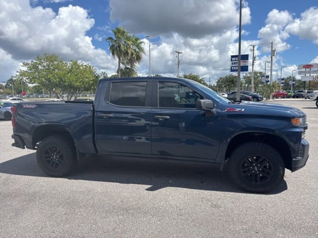 Used 2021 Chevrolet Silverado 1500 Custom Trail Boss Truck Crew Cab