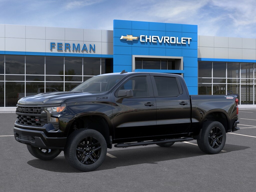 New 2026 Chevrolet Silverado 1500 Custom Trail Boss Truck Crew Cab
