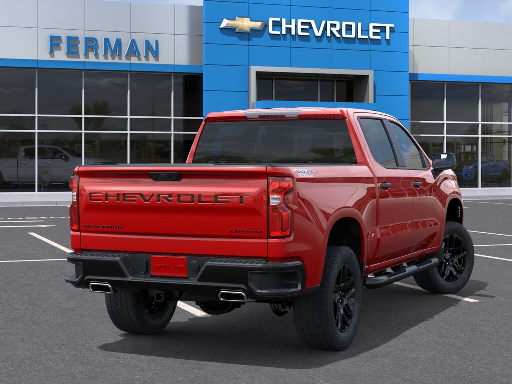 New 2026 Chevrolet Silverado 1500 Custom Trail Boss Truck Crew Cab