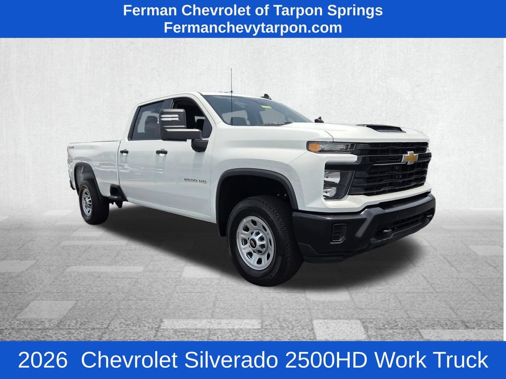 New 2026 Chevrolet Silverado 2500 HD Work Truck Truck Crew Cab