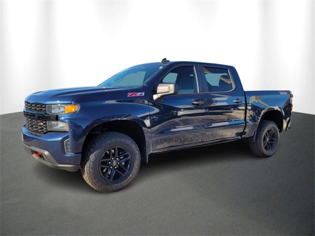 Used 2021 Chevrolet Silverado 1500 Custom Trail Boss Truck Crew Cab