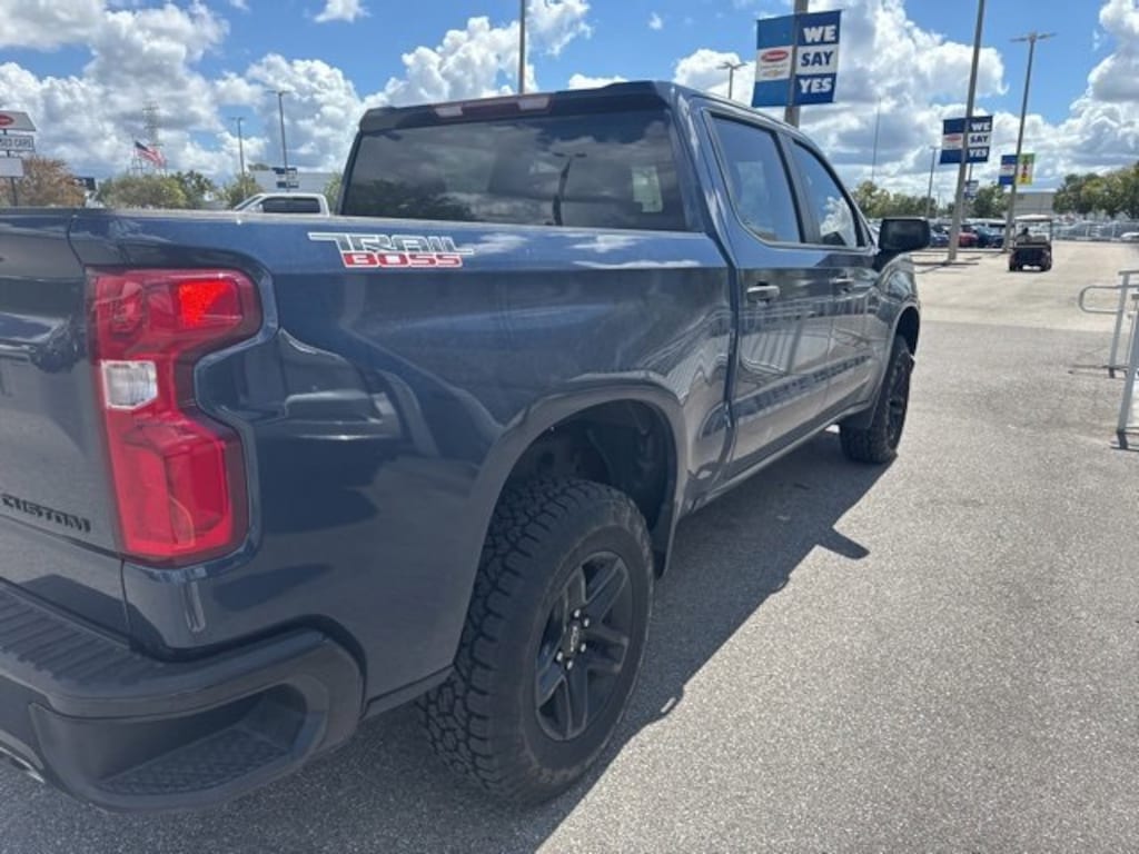 Used 2021 Chevrolet Silverado 1500 Custom Trail Boss Truck Crew Cab