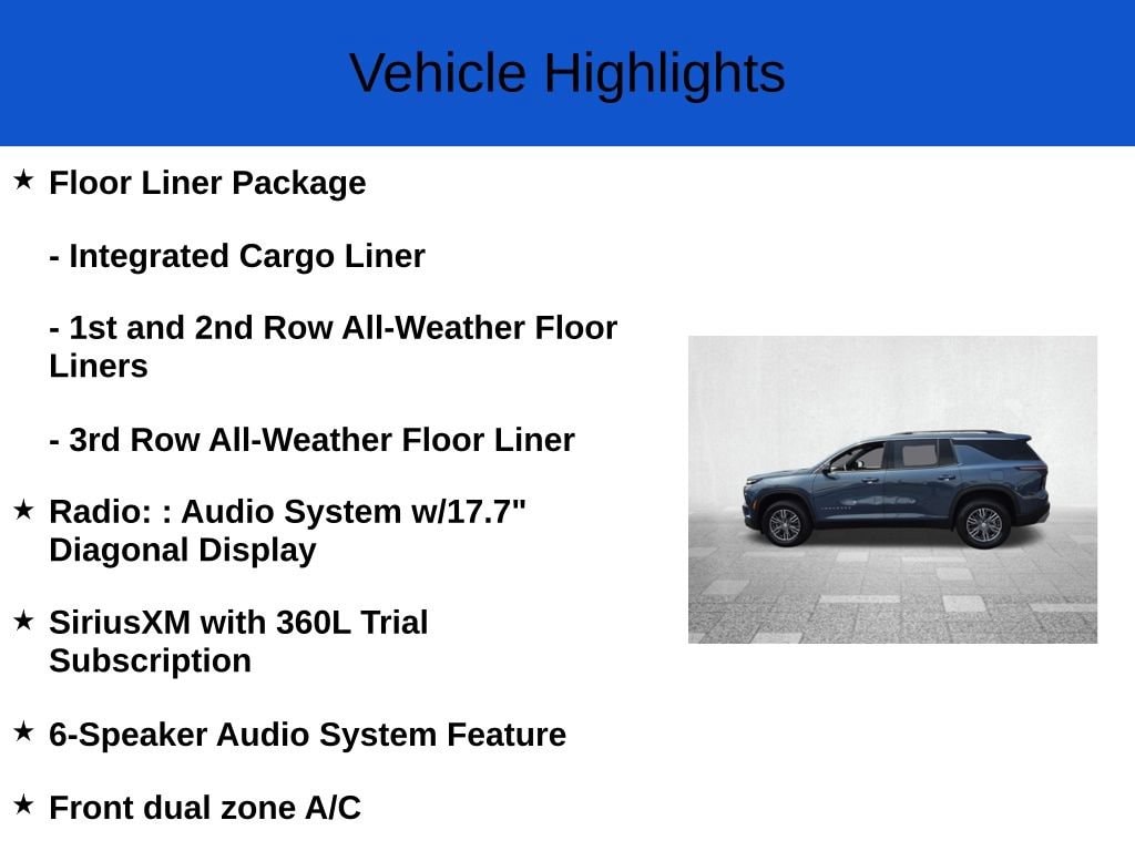 New 2026 Chevrolet Traverse LT SUV