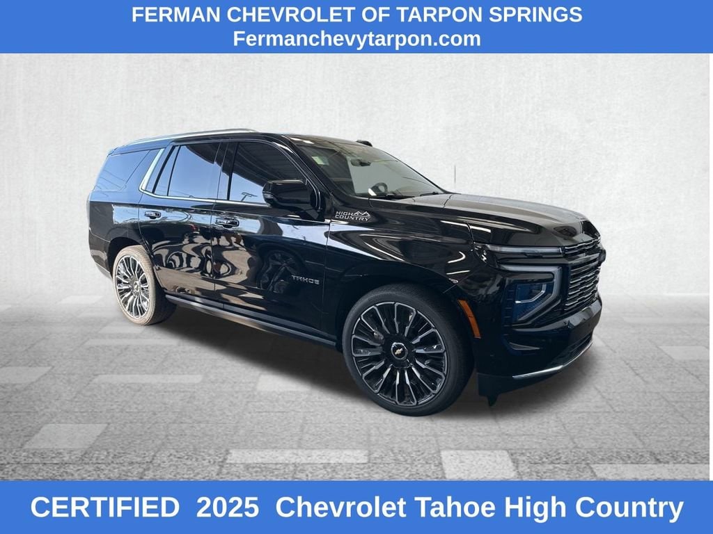 Certified 2025 Chevrolet Tahoe High Country SUV