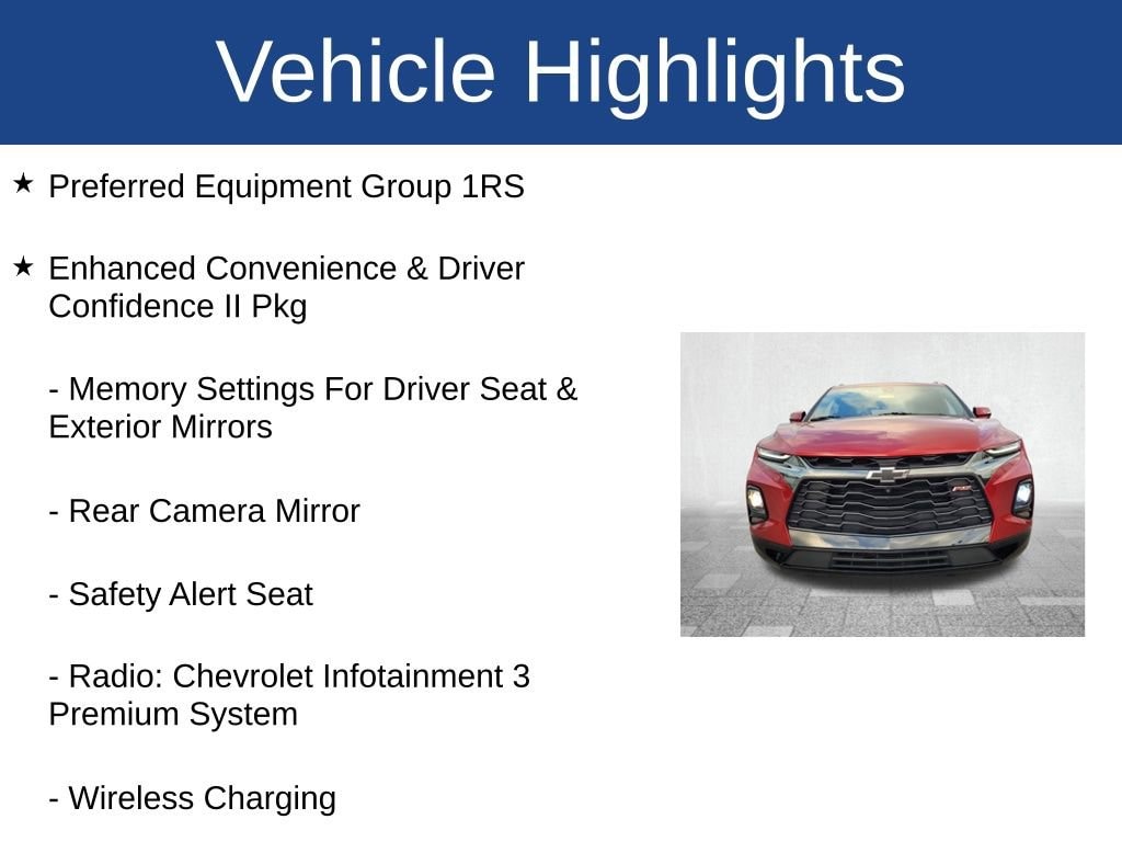 Used 2020 Chevrolet Blazer RS SUV