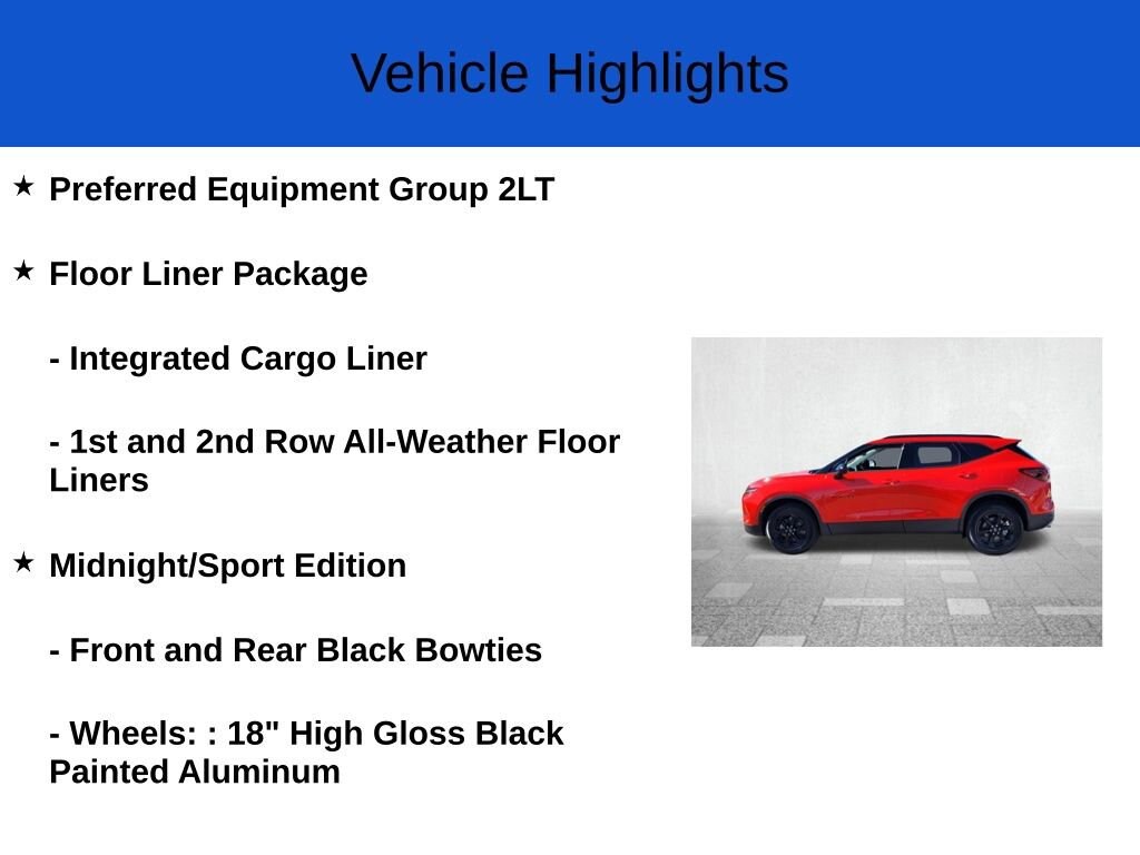 New 2026 Chevrolet Blazer LT w/2LT SUV