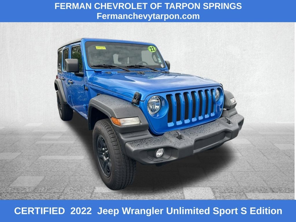 Used 2022 Jeep Wrangler Unlimited Sport SUV