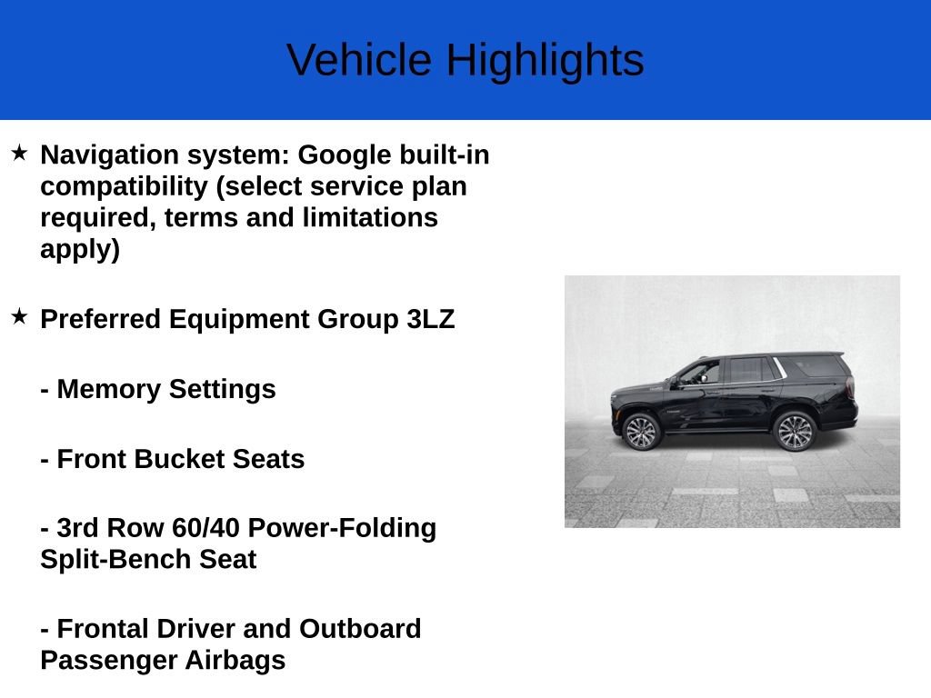 New 2026 Chevrolet Tahoe High Country SUV