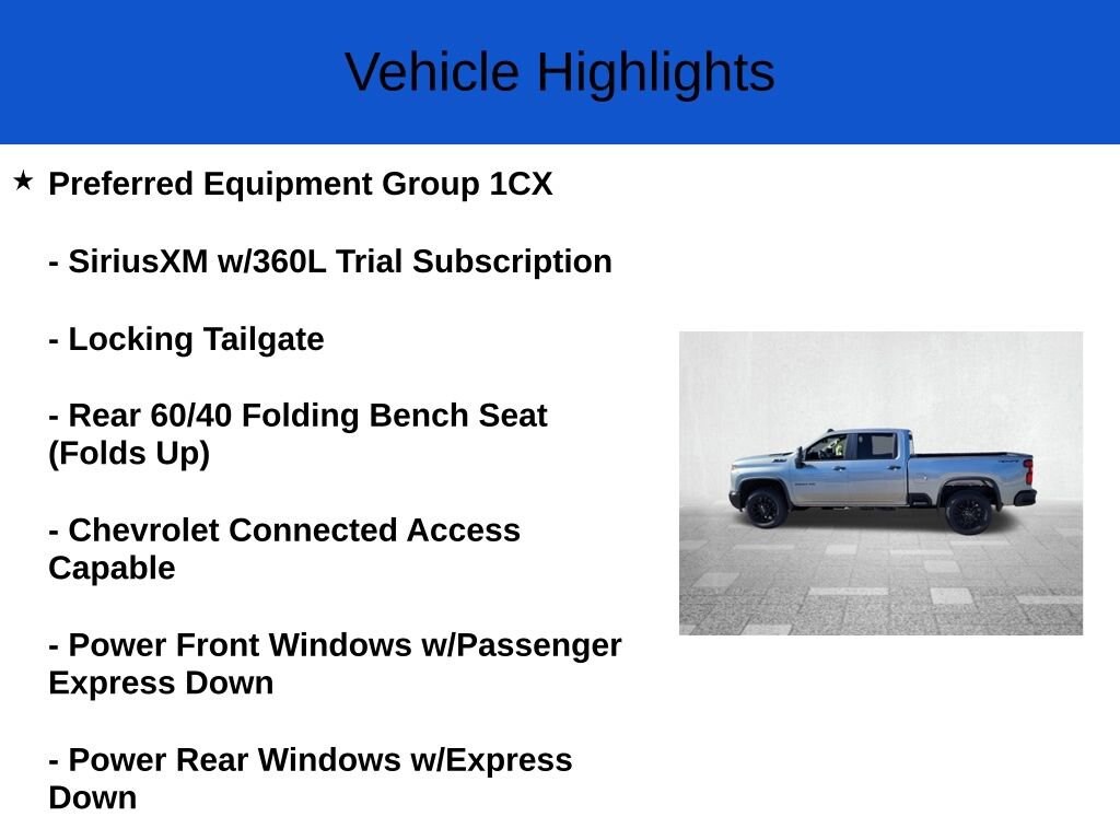 New 2026 Chevrolet Silverado 2500 HD Custom Truck Crew Cab