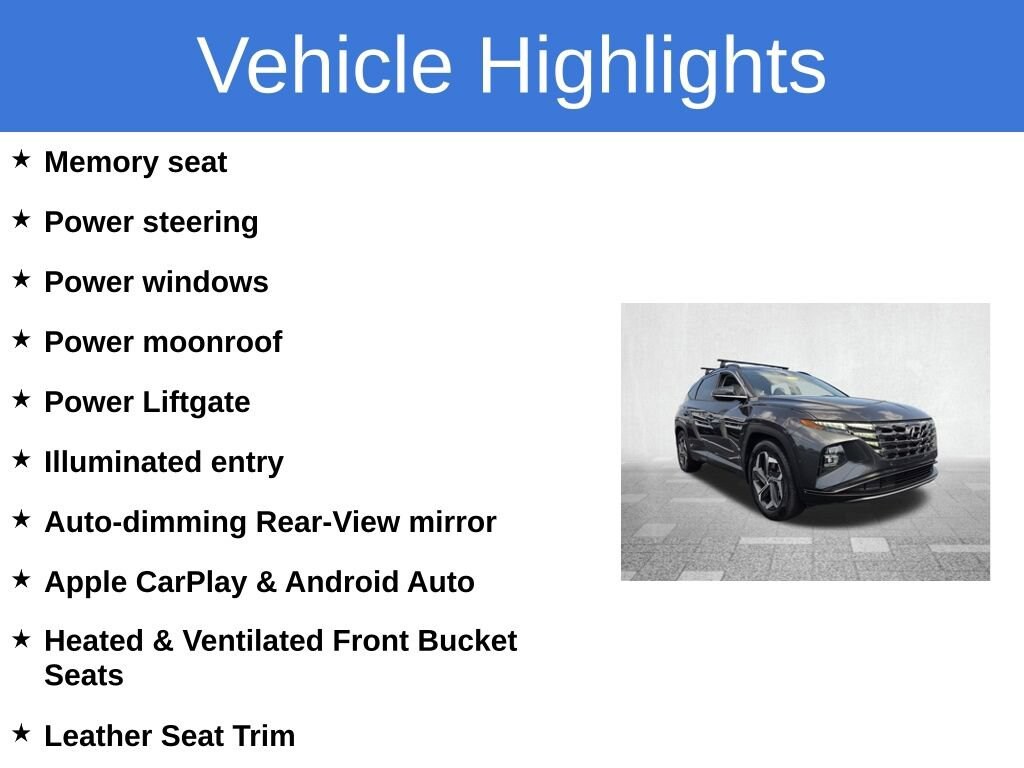 Certified 2022 Hyundai Tucson Limited SUV
