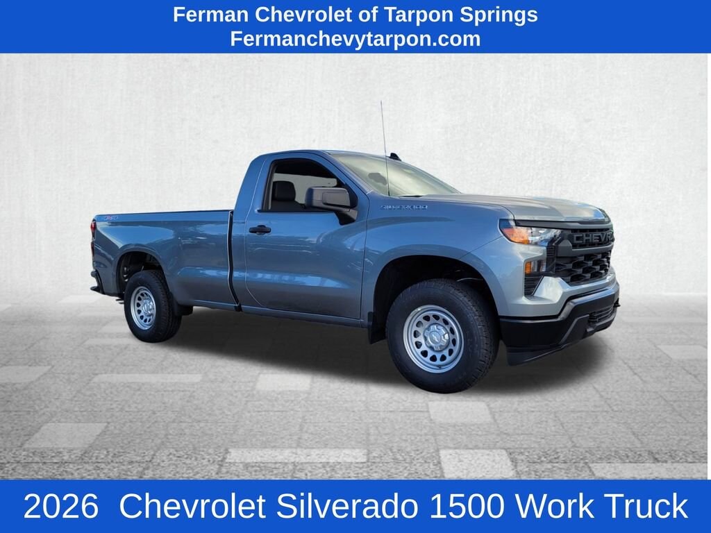 New 2026 Chevrolet Silverado 1500 Work Truck Truck Regular Cab