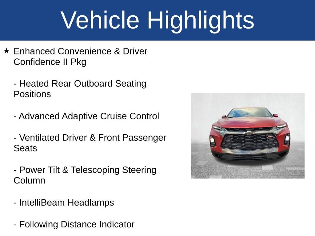 Used 2020 Chevrolet Blazer RS SUV