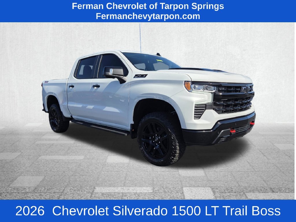 New 2026 Chevrolet Silverado 1500 LT Trail Boss Truck Crew Cab