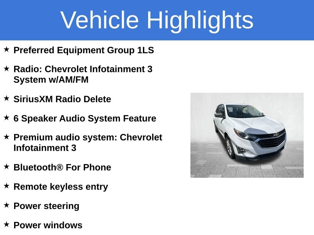 Certified 2020 Chevrolet Equinox LS w/1LS SUV