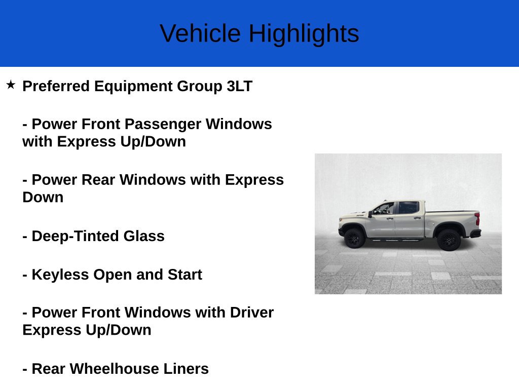 New 2026 Chevrolet Silverado 1500 ZR2 Truck Crew Cab