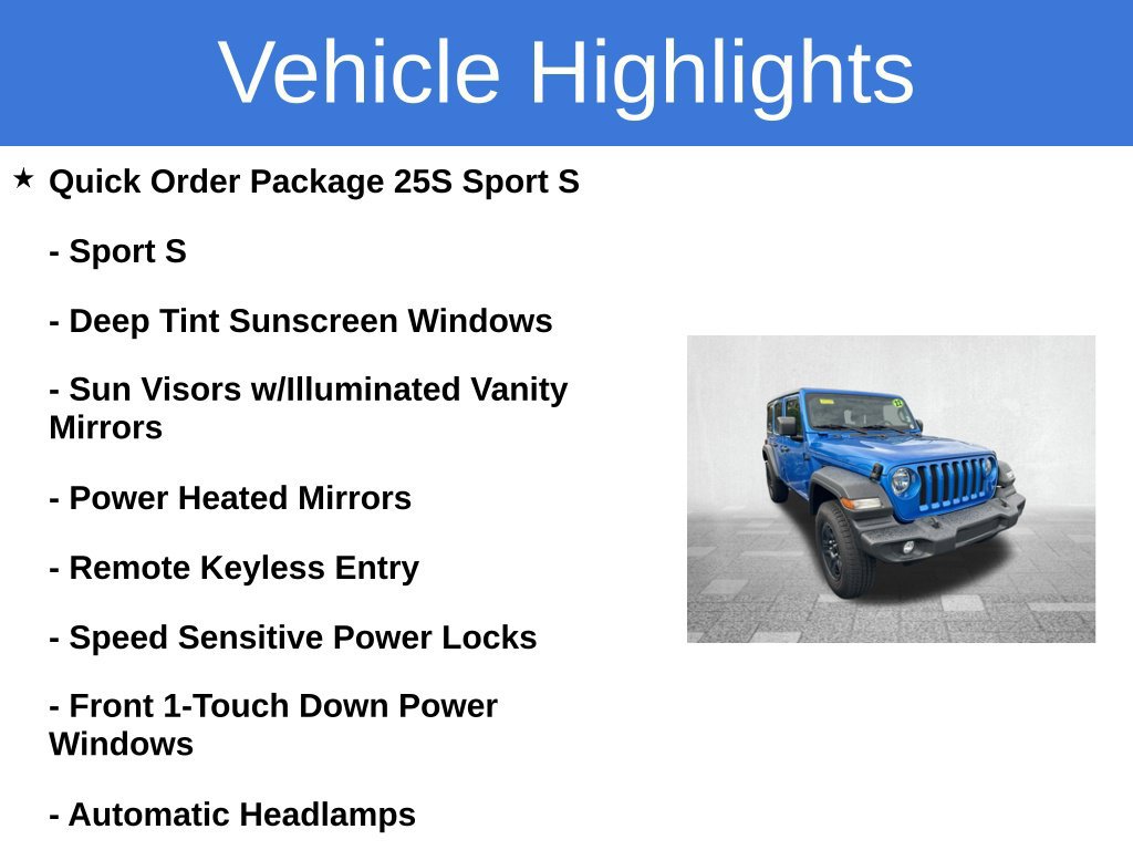 Used 2022 Jeep Wrangler Unlimited Sport SUV