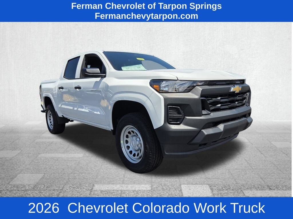 New 2026 Chevrolet Colorado WT Truck Crew Cab