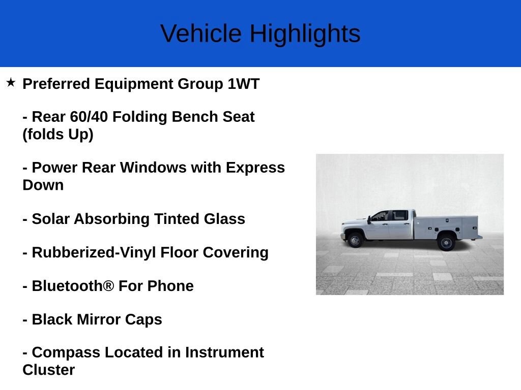 New 2026 Chevrolet Silverado 3500 HD Chassis Work Truck Truck Crew Cab