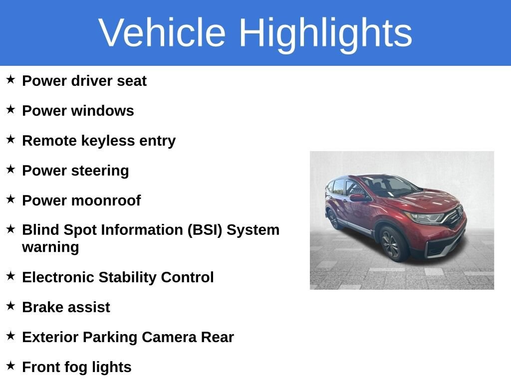 Certified 2021 Honda CR-V EX 2WD SUV