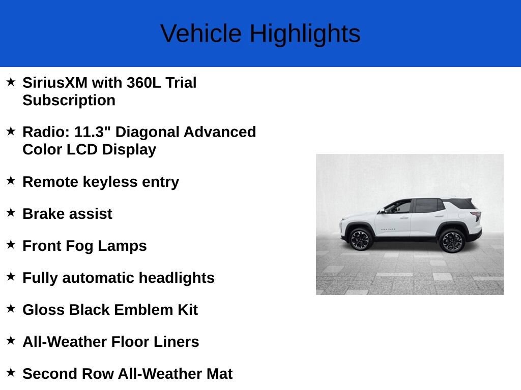 New 2026 Chevrolet Equinox LT SUV
