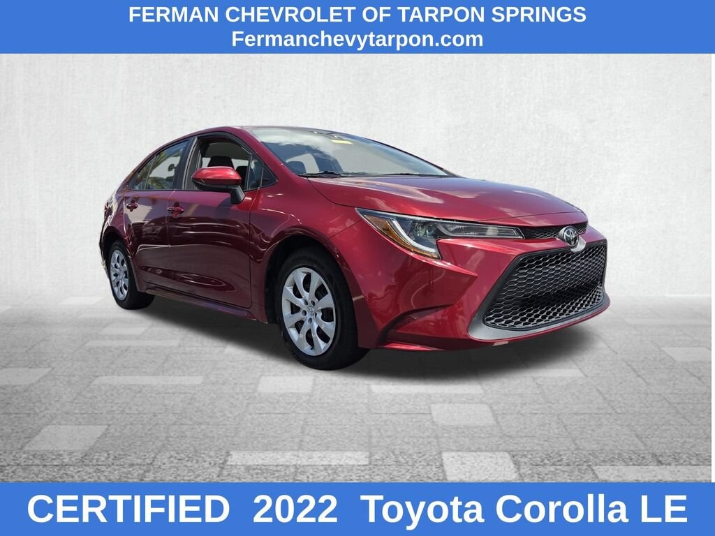 Certified 2022 Toyota Corolla LE Sedan