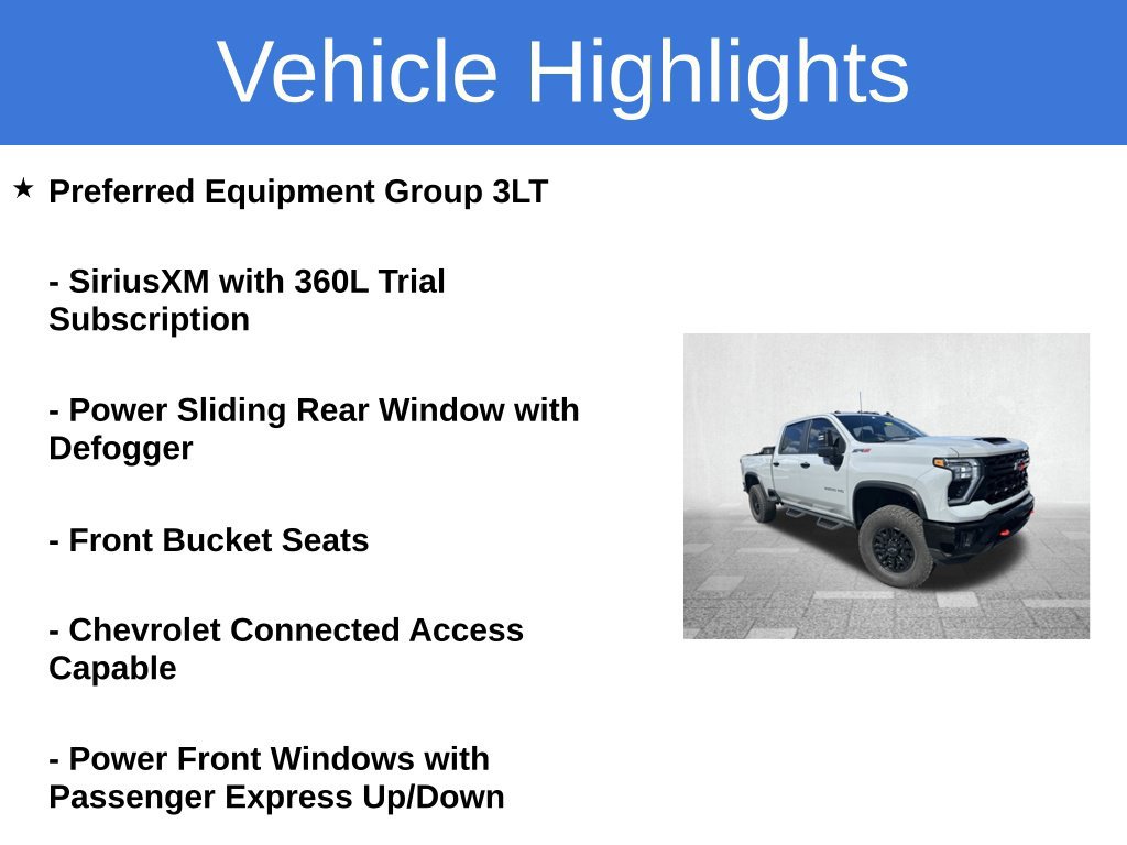 Certified 2025 Chevrolet Silverado 2500 HD ZR2 Truck Crew Cab