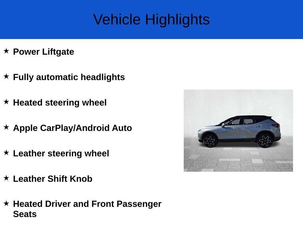 New 2026 Chevrolet Blazer RS SUV